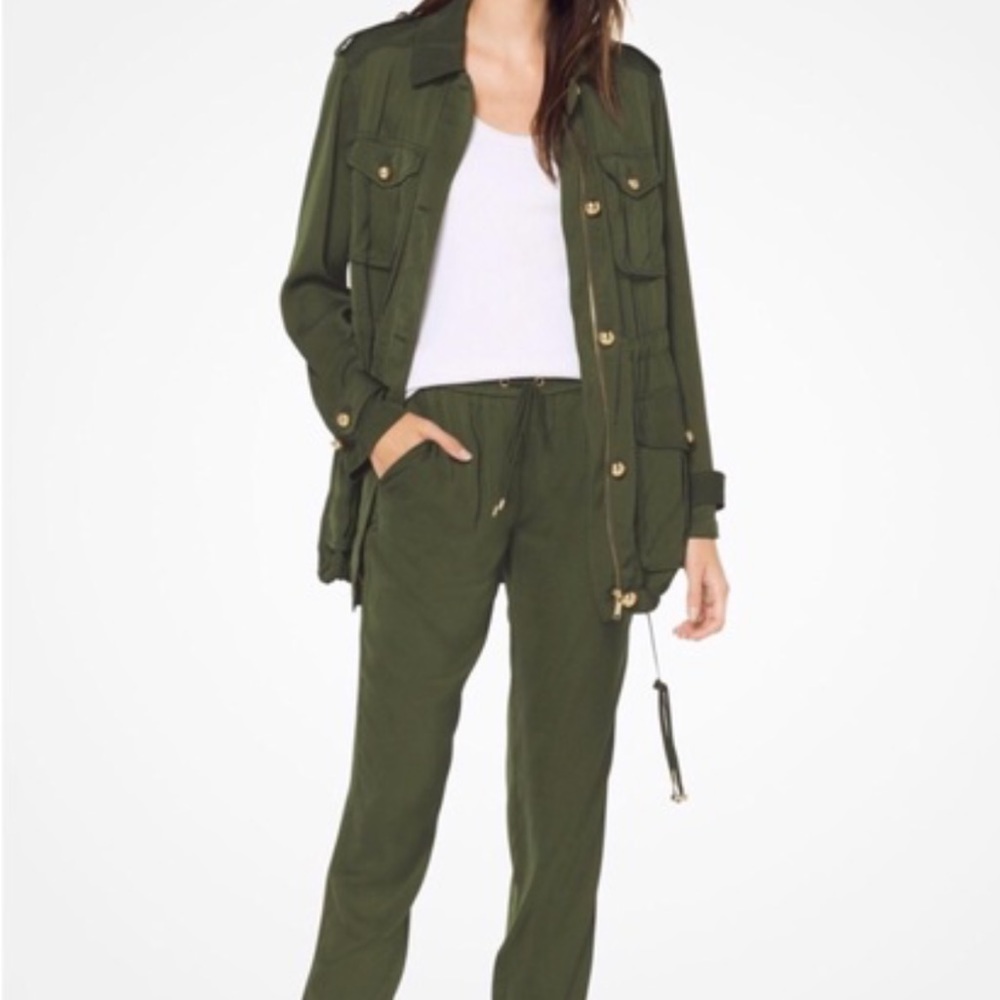 Michael Kors Utility Jacket / Drawstring Jacket - Picture 6 of 8